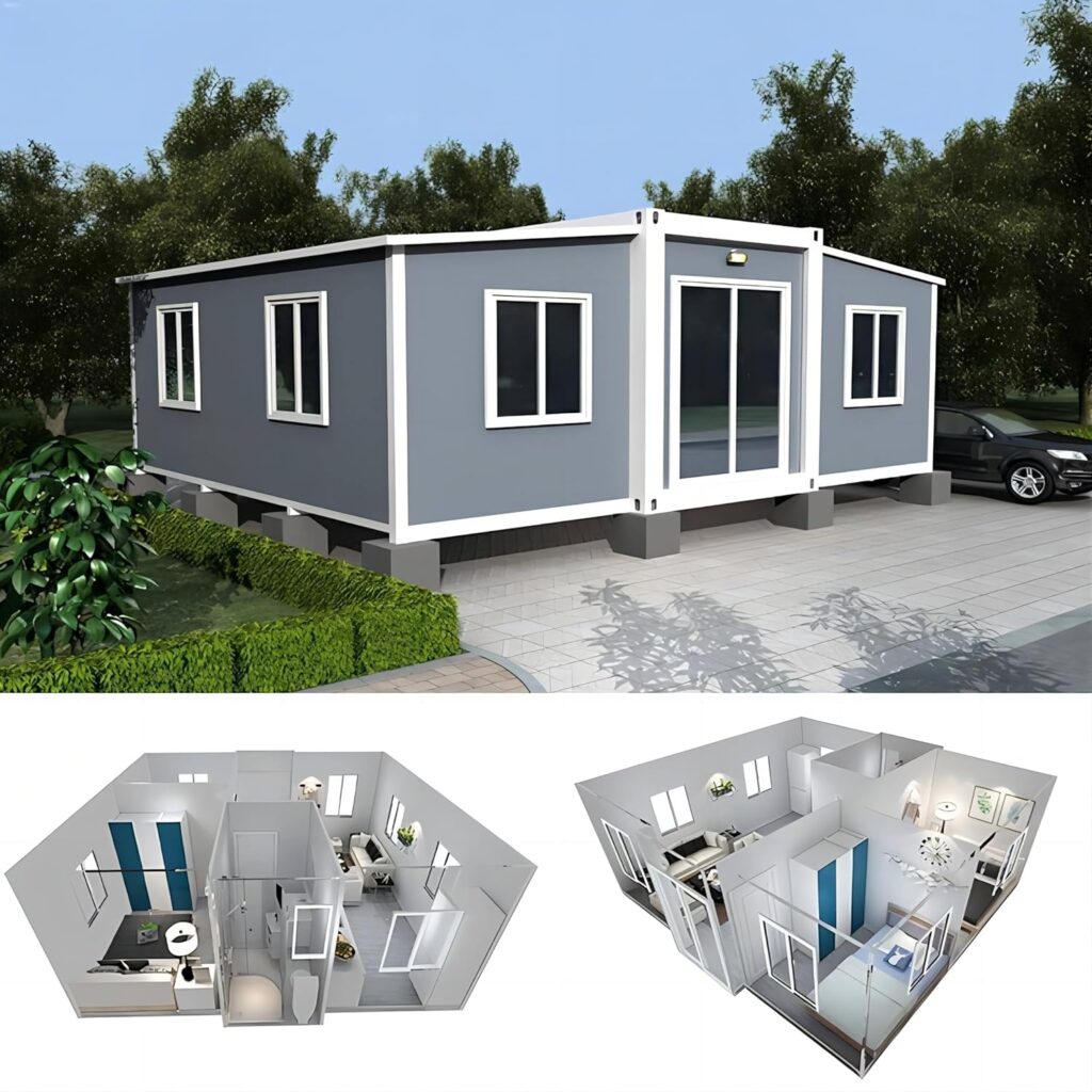 Packed Box Type Luxury Prefabricated House, Boutique Homestays Prefabricated Houses Folding Container House Movable Board House