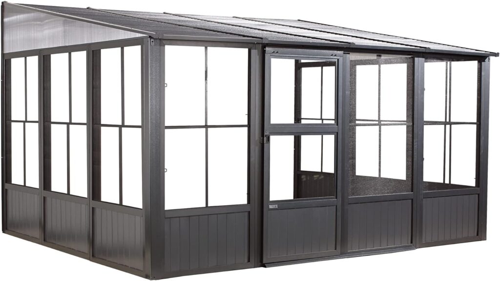 Sojag Charleston 10 ft. x 16 ft. Wall Solarium